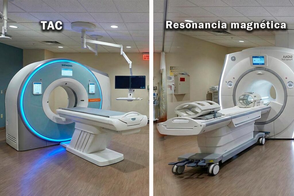 Diferencias entre TAC y Resonancia Magnetica Nuclear